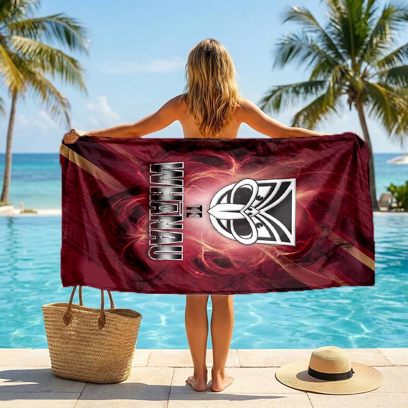 Wigan Warriors Fashion Beach Towel Portable Soft Quick Dry Towel For Swimming Camping Holiday Use