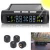 Solar TPMS Sensor Tire Pressure Monitoring System With 4 External Sensors Digital LCD Display Tyre Diagnostic Kit Car Accessory