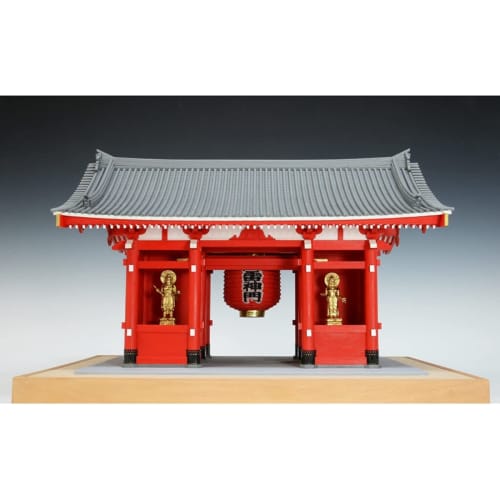 Woody Joe 1/50 Kaminarimon Painted Wooden Model Assembly Kit