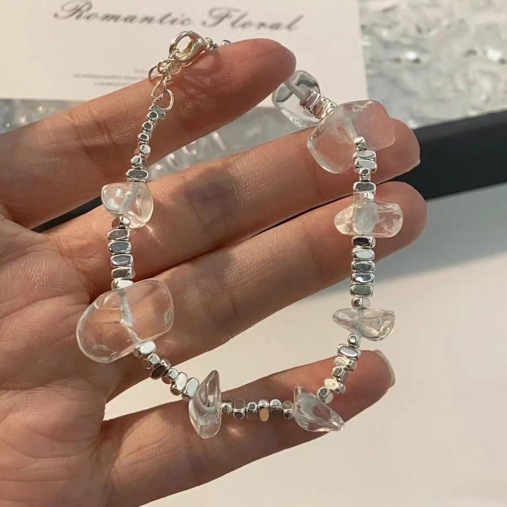 Crystal Premium Glass Shard Bracelet For Women Unisex Fashion Geometric