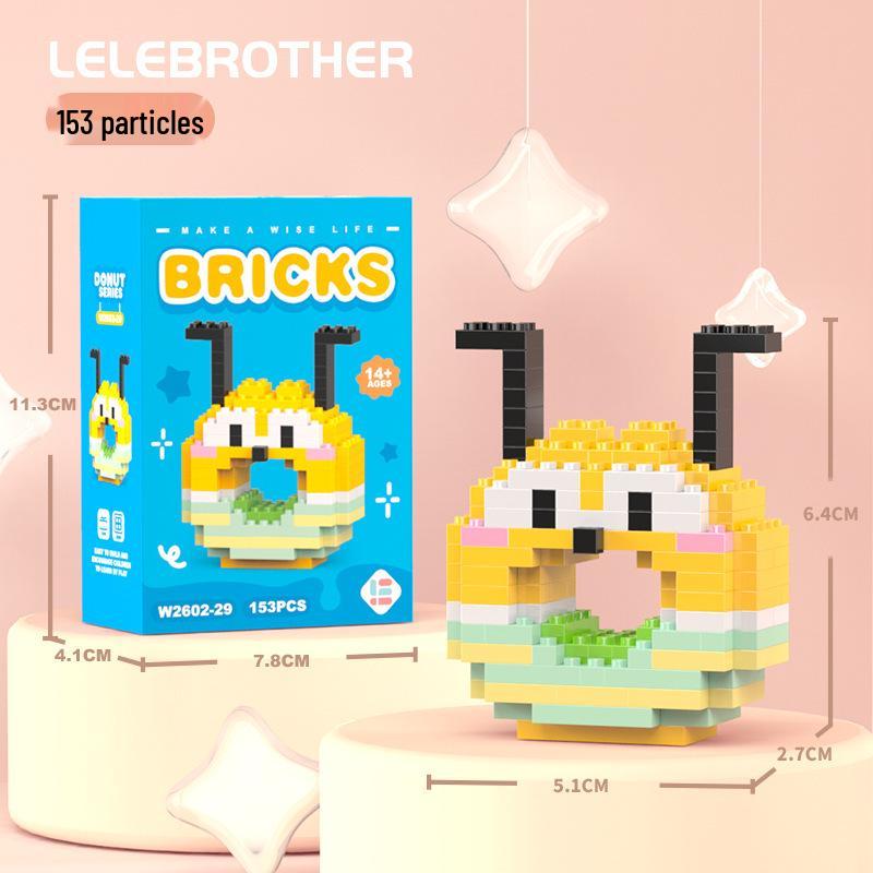 Compatible Lego Micro Building Block Cartoon Figurines - Children's Educational Desktop Toys