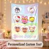 Custom Personalized Tapestry,Stray Kids Print Custom Name Text Wall Art Hanging for Bedroom