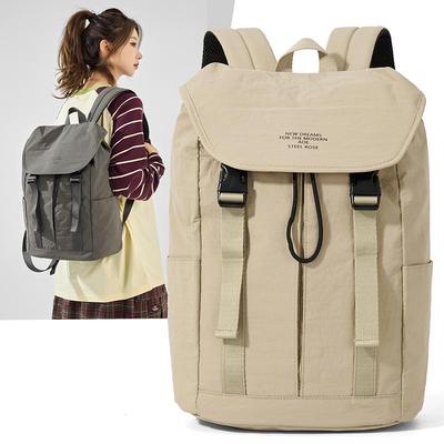Unisex Rucksack im Retro-Stil mit leichtem Kordelzug für Studenten und Reisen