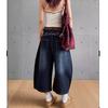 Baggy Denim Shorts Women Y2k Vintage Wide Leg Jorts Washed High Waist Streetwear Casual Fashion Loose Trousers