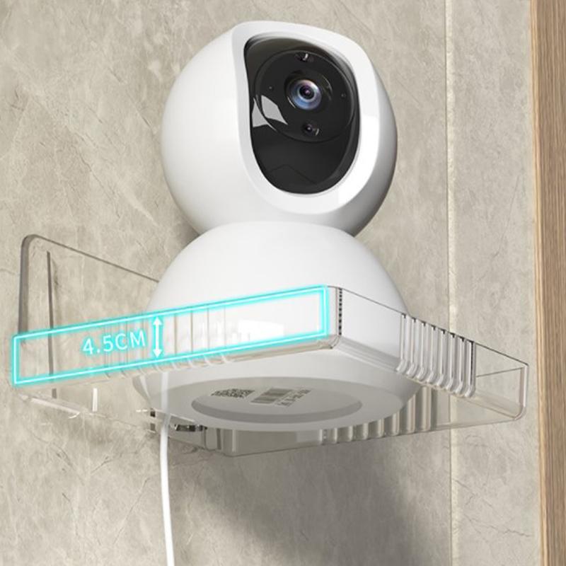 Wall Mount Floating Stand Shelf For Security Camera Mini Speaker Storage Stand