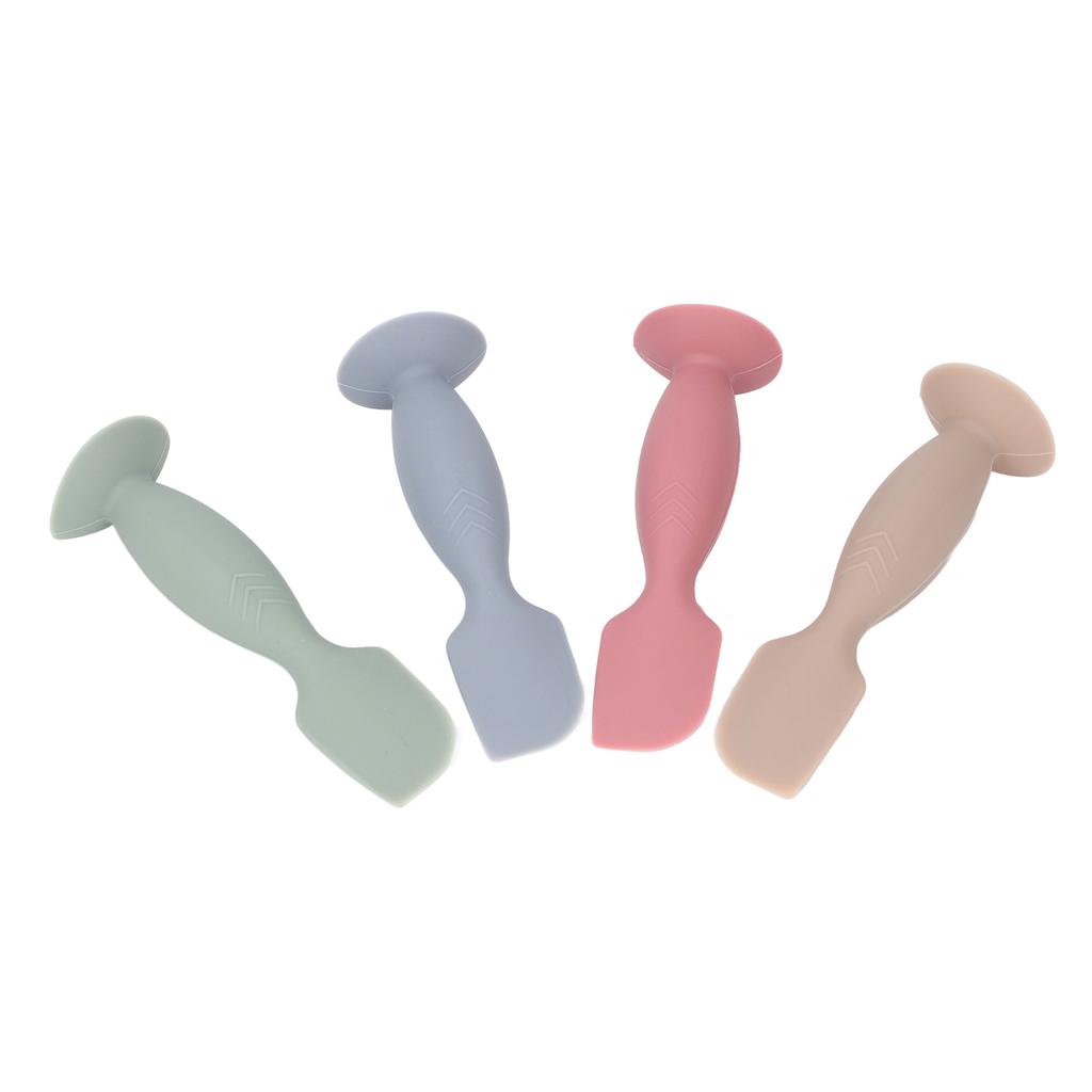 4ks dětská plenková krémová špachtle měkké novorozenecké potřeby silikonová pasta na zadek aplikátor