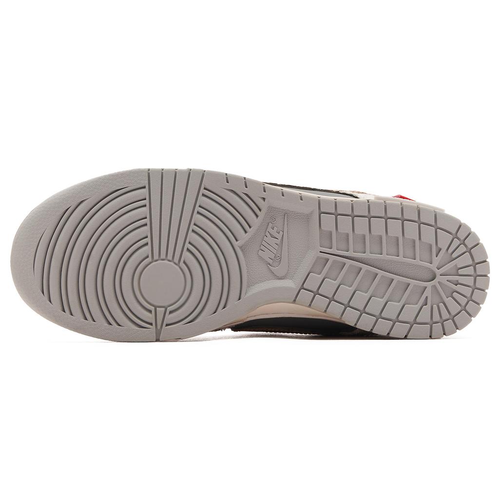 Nike Dunk Slip Resistant Abrasion Resistant Low top Skateboard Shoes Men's Gray Brown DD1391-103(TeamH- S-BOX)