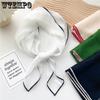 Solid Color Square Scarf Women's Scarf Versatile Decorative Scarf Thin Hair Scarf