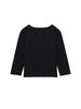 GLOWNY 3/4 Button Fly Knit Tee (Black)