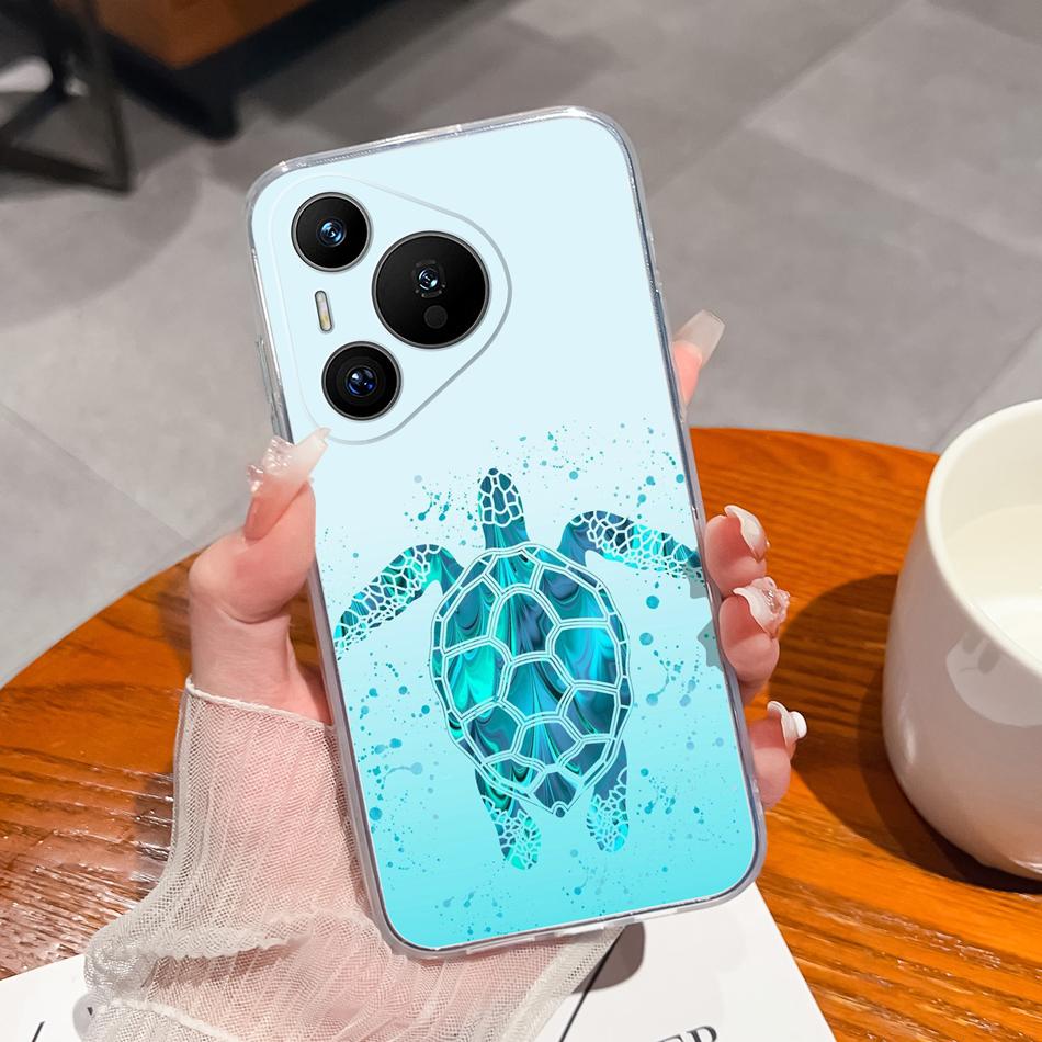 For Huawei Pura 70 Pro Plus Ultra Case Lucky Flower Transparent Phone Funda For Huawei Pura 70Pro+ Soft Slim TPU Silicone Cover