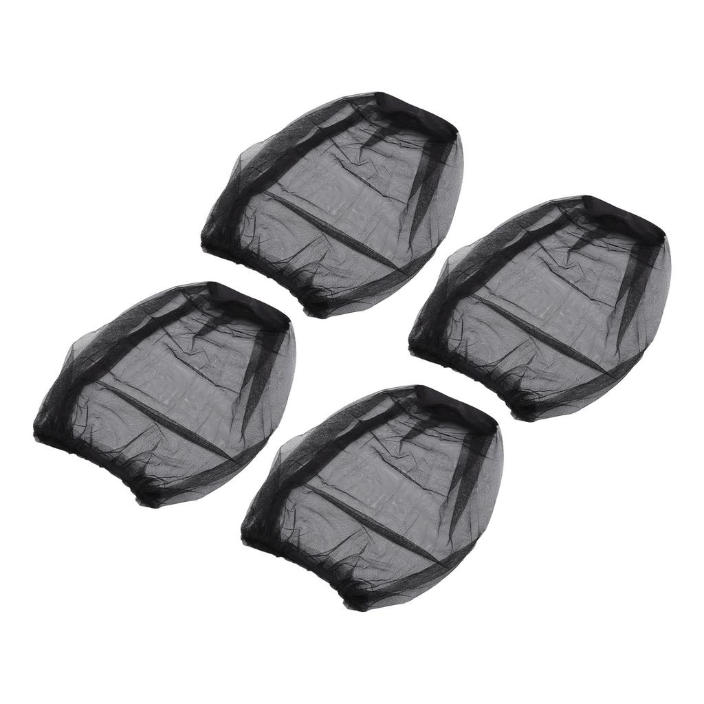 4pcs Mosquito Net Fine Holes Prevents Insects Mosquito Head Net Mesh for Camping Hiking Ourdoor
