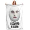 Coperte Morbide Eggward Cullen Coperte Personalizzate Edward Cullen per Divano Biancheria da Letto Soggiorno 150*125cm Copriletto,