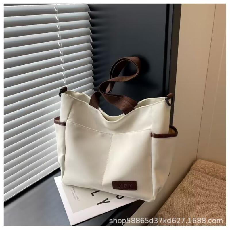 New large tote bag new multi-pocket underarm bag large capacity women s bag multi-functional simple one-shoulder crossbody women s bag