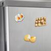 Refrigerator Magnets Food Shape Multi-style Resin 3D Design Magnet Refrigerator Stickers for Kitchen