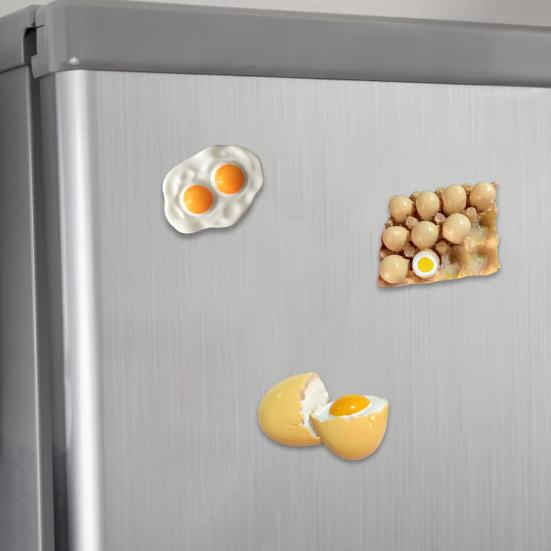 Refrigerator Magnets Food Shape Multi-style Resin 3D Design Magnet Refrigerator Stickers for Kitchen