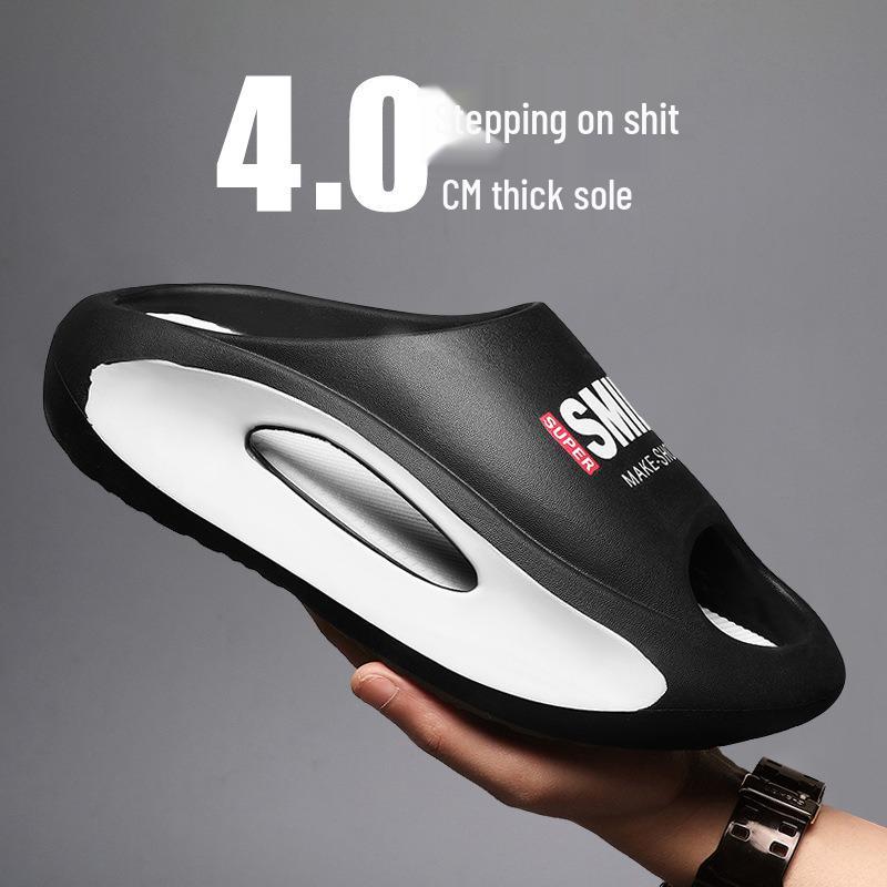 

Мужские летние пляжные сандалии - Модные шлепанцы с толстой подошвой в виде самолета, большого размера 46/47 Runs Small