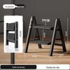 Folding A-Frame Ladder: Multifunctional, Thickened, 3-4 Step Indoor Ladder & Flower Stand