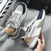 Fashion Men's Sneakers Luxury Brand Casual Shoe New Mesh Breathable Sport Running Shoes for Men Lace Up Platform Trainer Tenis Masculino