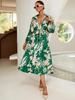 Party Top Tunic Rayon Fit and Flare Below The Knee One Piece Dresses for Women | Dress