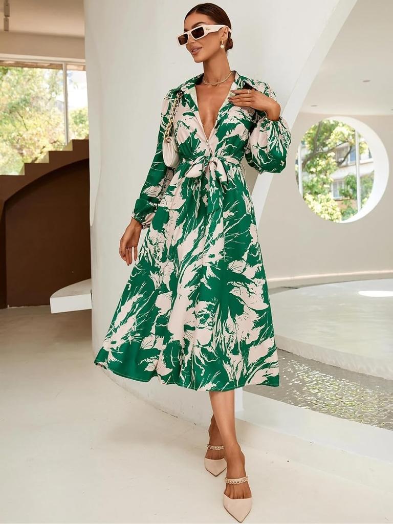 Party Top Tunic Rayon Fit and Flare Below The Knee One Piece Dresses for Women | Dress