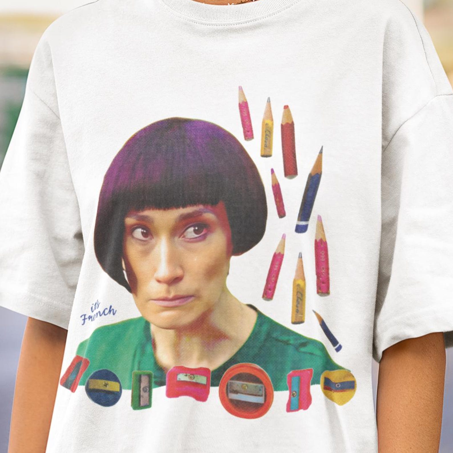 It s French Tshirt, I look like a pencil funny Tshirt XL