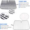 Windshield Sunshade Fit for Subaru Forester 2013-2018, Folding Car Sun Shade for Front Window, Auto Sun Protection Visors Blocks UV Rays and Keeps
