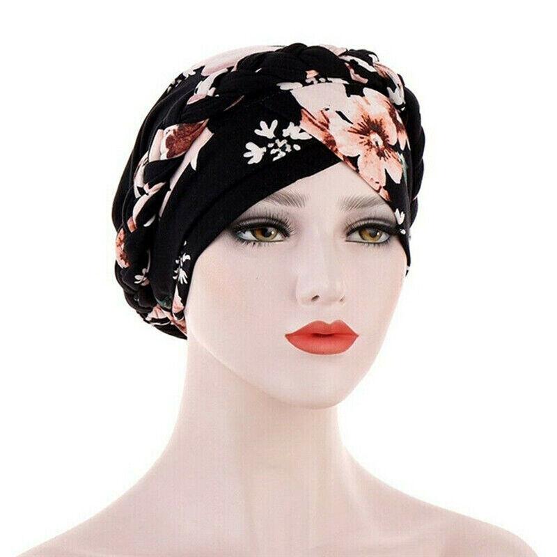 Women's Hat Chemo Cap Muslim Hair Loss Head Scarf Turban Head Wrap Covers