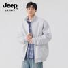 JEEP SPIRIT Men's Stand Collar Cardigan Sweatshirt