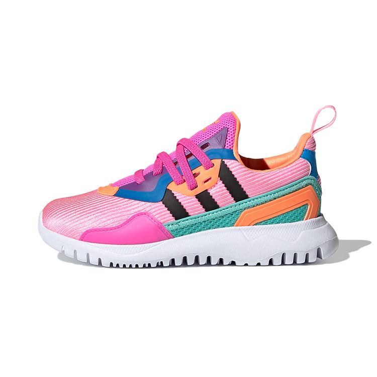 

Adidas Originals Коллекция Flex El C Низкие Спортивно-повседневная обувь Розовый Черный Синий Детские Возраст 3 7 Лет FX5334 33