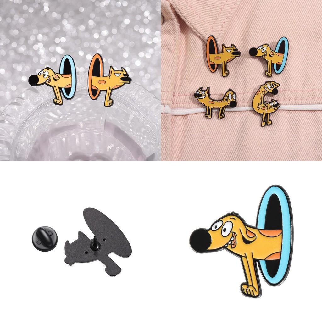 Unique Alloy Cartoon Character Brooch Perfect For Personalized Winter Outfits