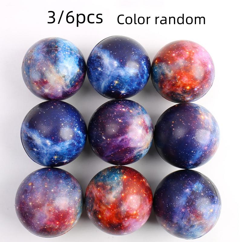 

Galaxy Stress Balls Outer Space Foam Stress Balls For Squeeze Fidget Birthday Astronaut Party Favors School Class Reward Gift (As shown-4669)-