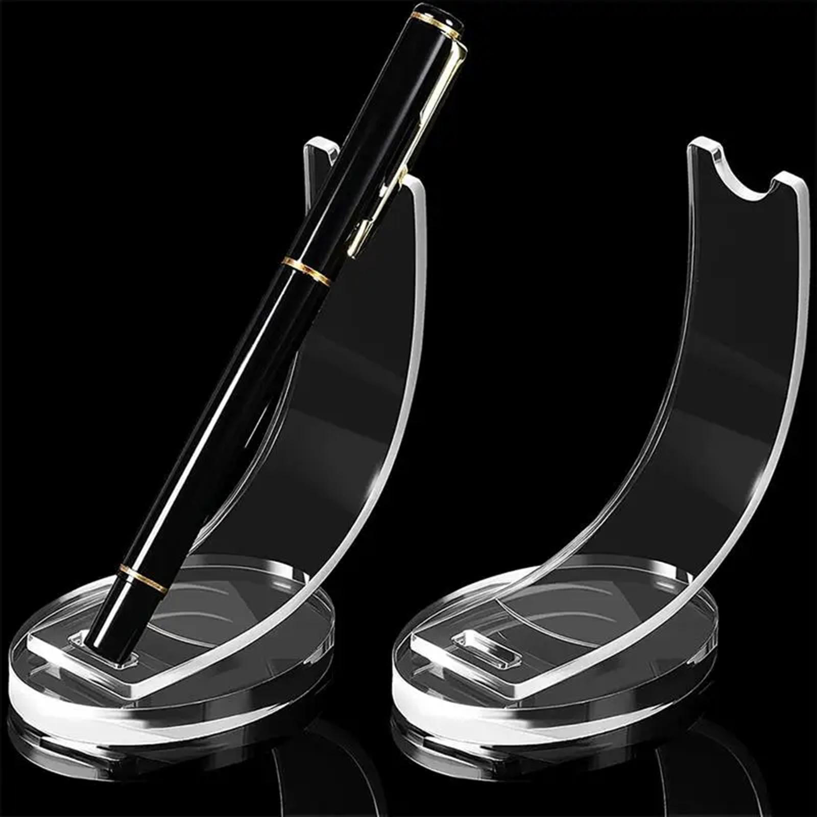 Акриловая подставка для ручек, подставка для кистей для макияжа, портативный одиночный держатель для карандашей чистый