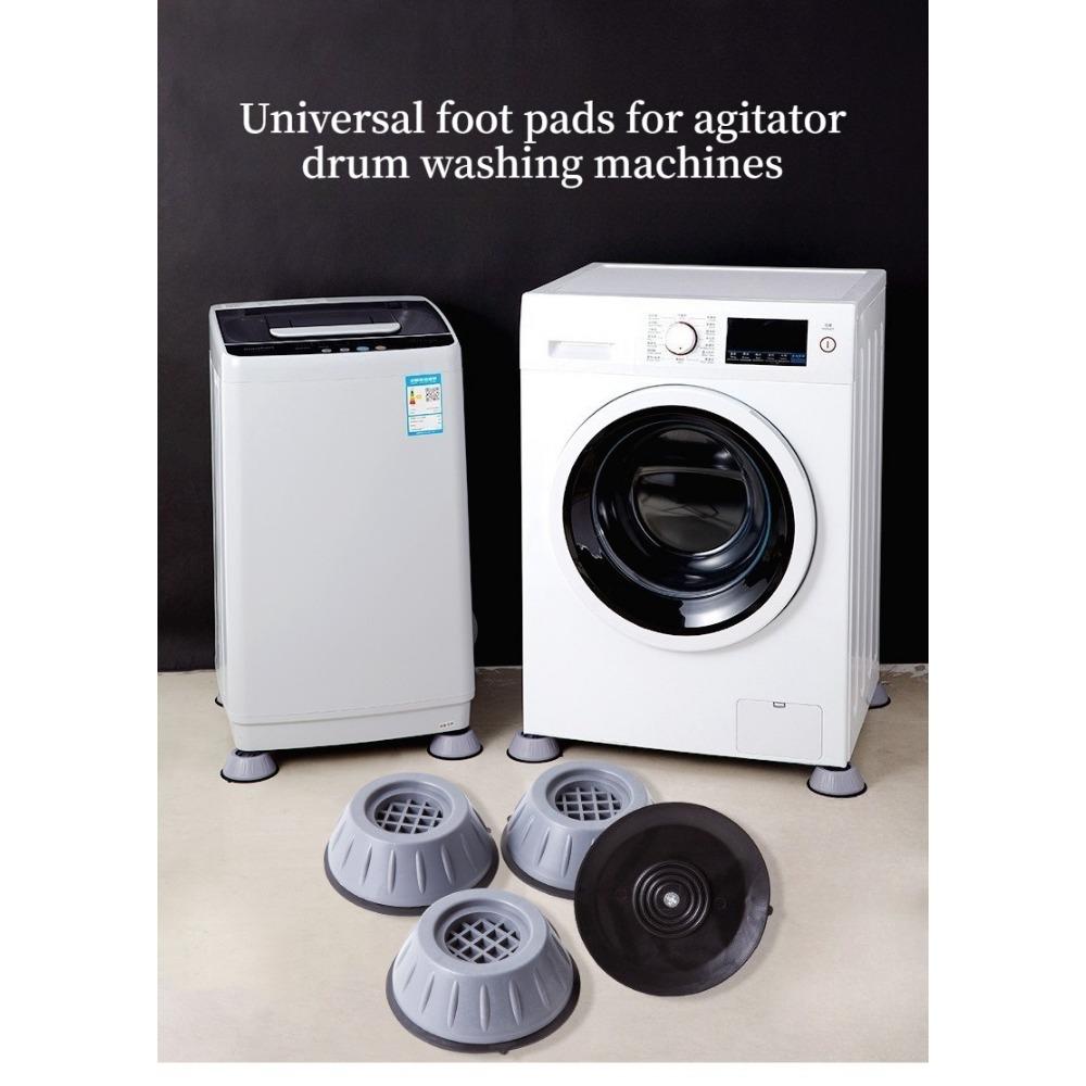 4PCS washing machine foot pad shock absorption and non-slip foot pad pulsator drum automatic general furniture heightening, silent and stable