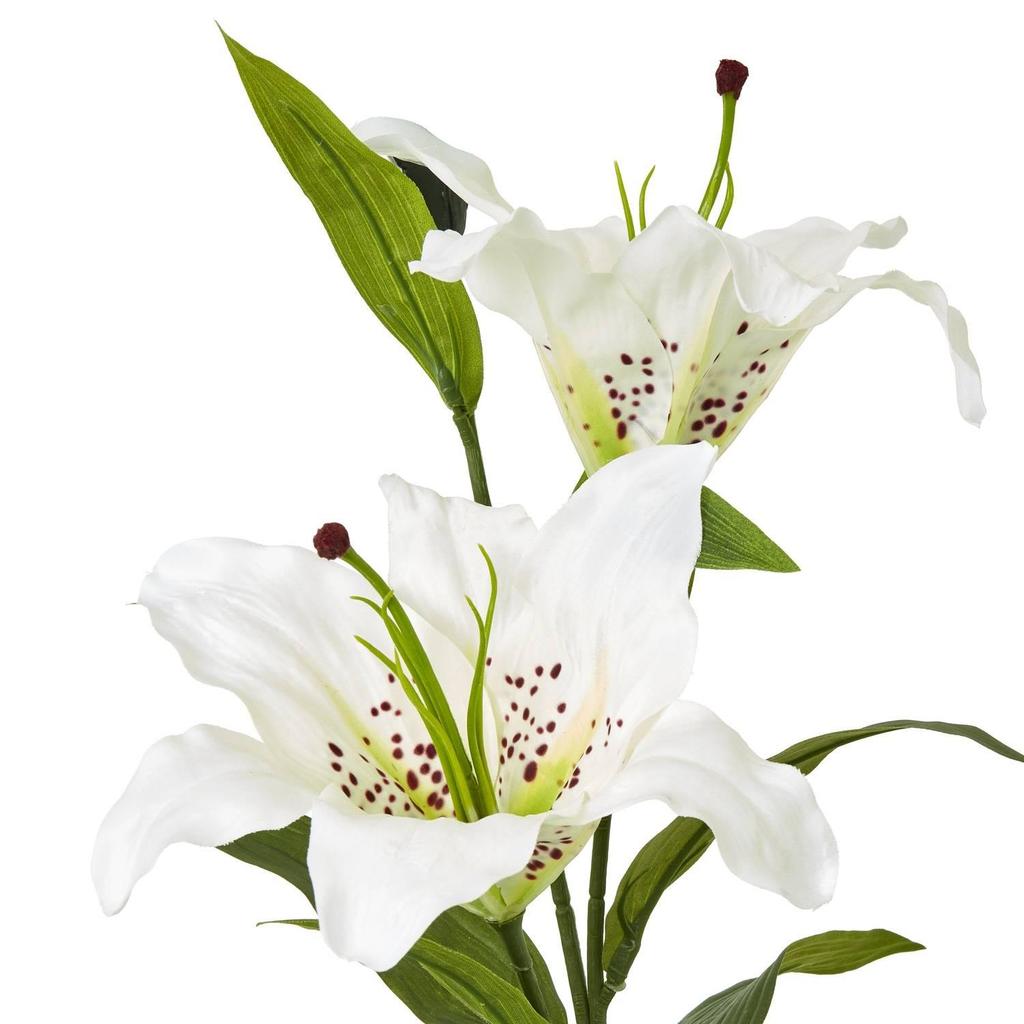 Hill Interiors Madonna Lily Artificial Flower Spray