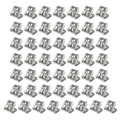 50Pcs Serpentine Spring Fasteners Quick Install 5 Holes Sofa Spring Clip Furniture Sofa Spring Hook Hanger Fixed Clamps