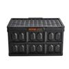 Faltbare Aufbewahrungsboxen mit Deckel, 45L 3er-Pack, Faltbare stapelbare Kunststoff-Transportkisten mit Griffen, Große strapazierfähige Behälter für Kleidung, Spielzeug,