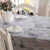 Rural Wood Strips Table Cloth Dinner Rectangular Grey Antiderapant Tablecloth Home Kitchen Tischdecke Decor Desk Table Covers