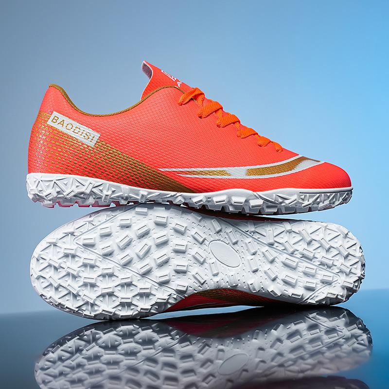 Neue Low-Top Kinder-Fußballschuhe für Jungen und Mädchen Kunstrasen Spiel Training Fußballschuhe