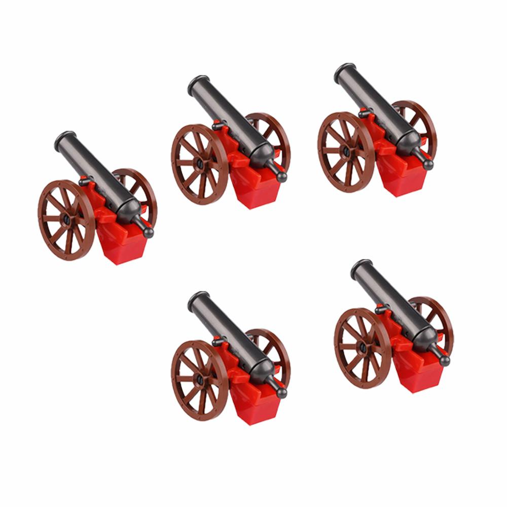 

MOC Medieval Cannon Building Block Фигурки Аксессуары Пиратский корабль Остров Набор Тюрьма Транспорт Карета Кирпичи Игрушка