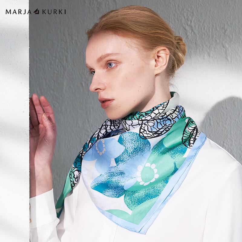 MARJA KURKI Wing of Beauty Mulberry Silk Scarf