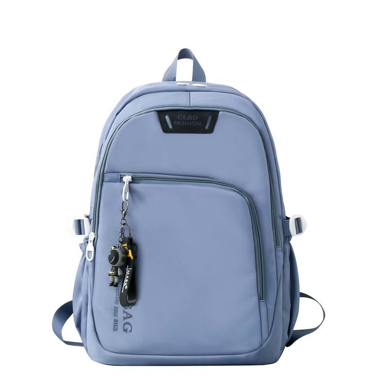 

Рюкзак для відпочинку на природі. Чоловічий рюкзак великої місткості. Сумка для комп’ютера. Шкільний ранець для учнів середньої школи синій