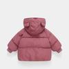 Jungen Mädchen Verdickte Jacke Baby Winter Warm Kapuzen-Oberbekleidung Kinder Einfarbig Lässige Kleidung