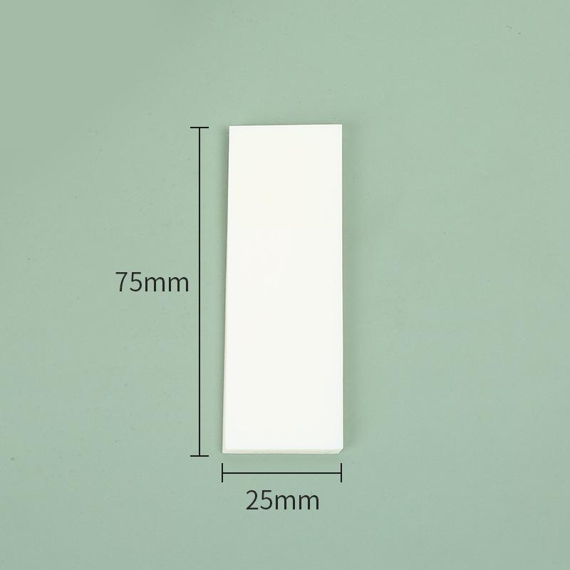 50 Sheets Creative Transparent PET Waterproof Sticky Notes Tear-off Simple Sticky Notes Office Note-taking Labels