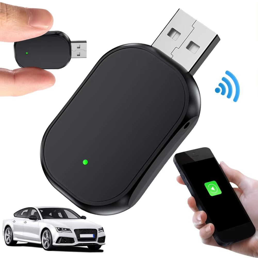 2 In1 Wireless Carplay Adapter for Android iPhone Auto Wired To Wireless AI Box USB C Connection For Volvo Benz Mg Kia Chery VW