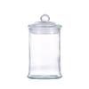 Large Capacity Transparent Glass Tea and Cereal Storage Can for Kitchen