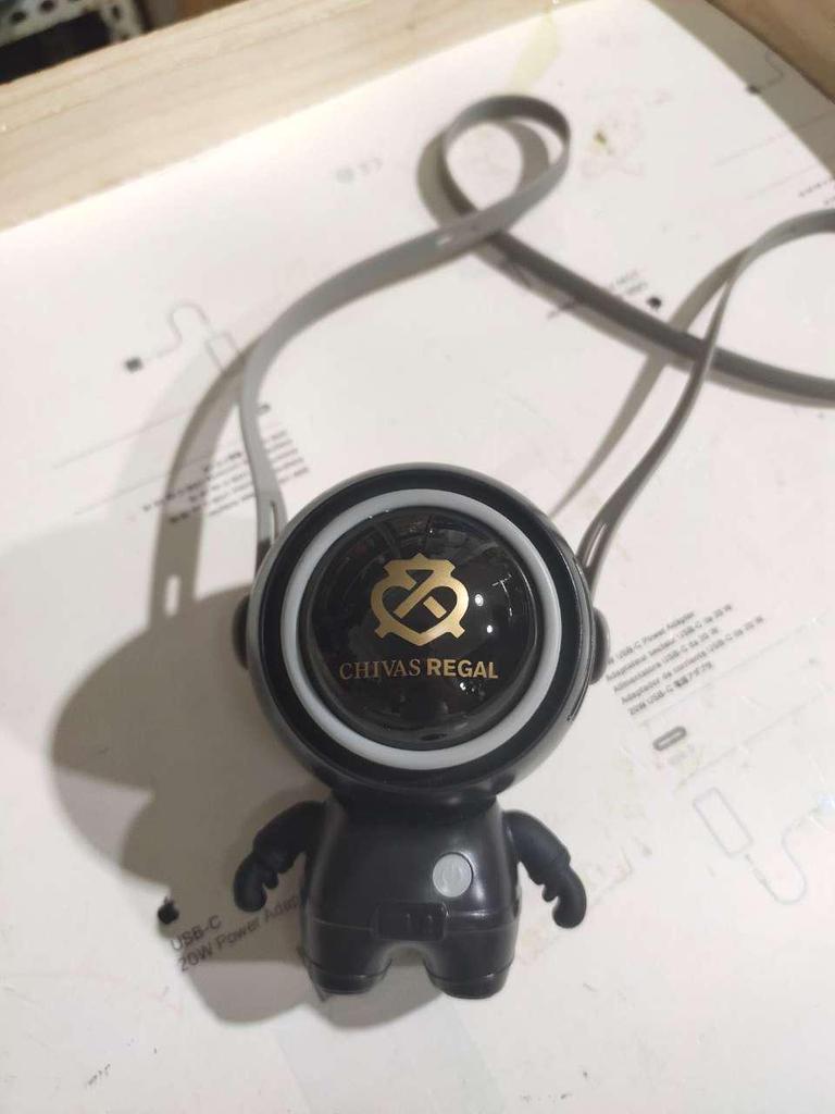 Astronaut USB Mini Bladeless Neck Fan - Portable Handheld Spaceman Cooler