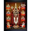 Božství Věčnost Spiritualita Tirupati Balaji Venkateswara Swamy Dřevěný Fotorámeček s Nástěnným Háčkem, 1 Kus