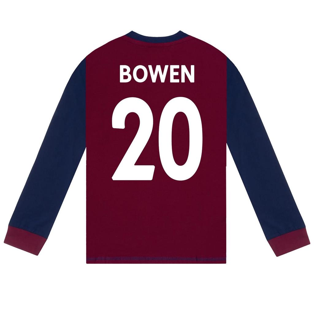 West Ham United FC Boys Jarrod Bowen 20 Long Pyjama Set