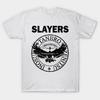 Asian Size Cotton Unisex Tshirt Print T-shirt DEMON SLAYER: THE SLAYERS LOGO (GRUNGE STYLE) T-shirt No-Cut Print Regular Fit
