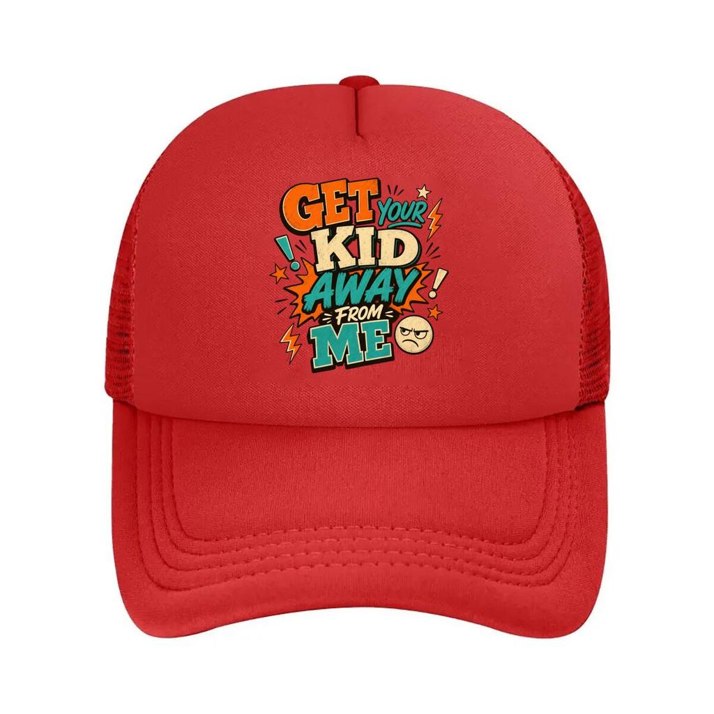 Funny Protective Parent Warning Quot Mesh Baseball Cap Polyester Forward Observations Hat Adjustable Golf Hat Summer